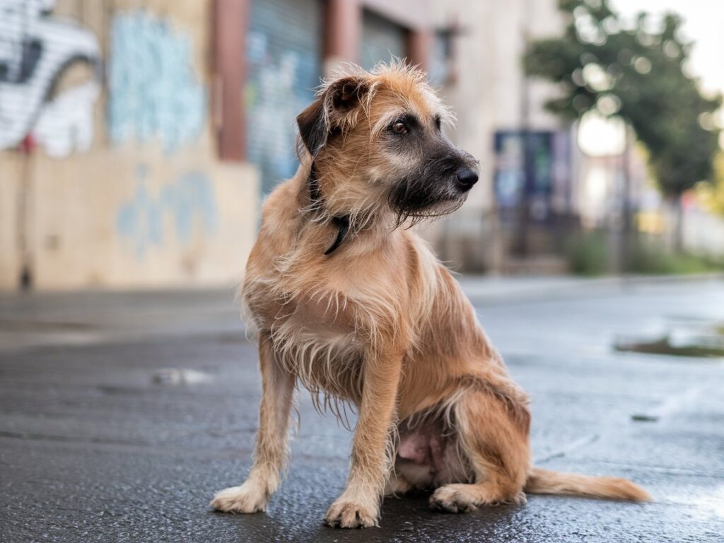 como domesticar a un perro callejero